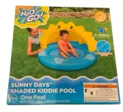 Sunny Days Shaded Kiddie Pool Inflatable H2O Go 7 Gallon Capacity