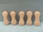 SPONGE EYESHADOW APPLICATORS 2 DIFFERENT ENDS 5/pk