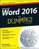 Word 2016 For Dummies (Paperback)-cover