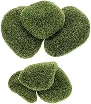 Alasum Realistic Artificial Moss Rock Fake Moss Stone for Garden Decor Artificial Plants Prop