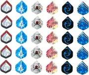 HONMEET 30Pcs Accessories Funny Flights Board Accessories Soft Tip for Darts ...