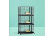 i.Pet Bird Cage Large Bird Cages Aviary Budgie Perch Cage Parrot Pet Stand Wheels