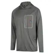 Ridgeline Mens Performance Hooded Top Lead 4XL - RLCHDMLLD7