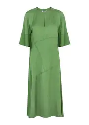 Day Birger ET Mikkelsen Janis Satin Midi Dress - Green - 44 (UK16 / XL) 44 (UK16 / XL)