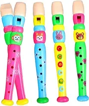 BCOATH Pack Boys and Girls Plastic Flutes Recorder Musical Toys for Beginners Early Education Hole Flutes Random