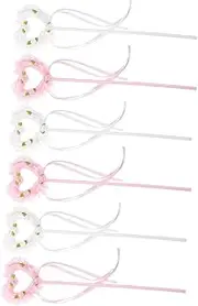 Yardwe 6Pcs Fairy Wands Decorative Fairy Stick for Lightweight and Stage for Birthday Parties Halloween Cosplay and Dress Up