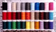 33 BIG different colors GUTERMANN 100% polyester sew-all thread 274 yard Spools