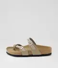 New Birkenstock Mayari Vegan Grey Taupe Birkibuc Slides Womens Shoes Casual