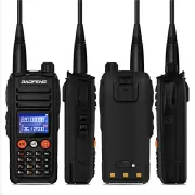 Baofeng UV27 10W Walkie Talkie 999 Channels UV Dual Band Portable CB Ham Radio with LED Flashlight FM Transceiver Rechar