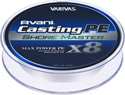 VARIVAS PE Line Avani Casting PE Max Power X8 Shoremaster 200m 8pcs White