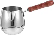 iplusmile Stainless Steel Milk Frothing Pitcher with Handle Latte Cup for Espresso Art Resistant Frother Jug for Cappuccinos and Lattes
