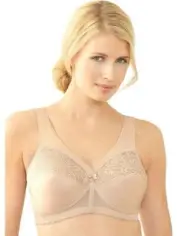 Glamorise Magic Lift Full Figure Bra 52F Blush Wirefree 1000