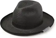 CA4LA(カシラ) Casilla Men's AKM00083 Medium Folding Hat, Daily Casual, Spring and Summer, Cotton, Adjustable Size, Black, One Size