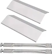 Adviace Replacement Parts for Nexgrill 820-0033, Megamaster 820-0033M, Master Forge 820-0033 Gas Grills, Main Burner & Heat Plates Flame Tamers for Nexgrill 820-0033 2 Burner Grill