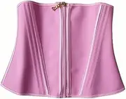 Waist Trainer Double Compression Shaper Tummy Control Slimming Sheath Flat Belly 13 Steel Bones Belt