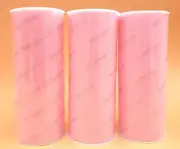 3 Light Pink 6" Sparkle Tulle Rolls Spools Wedding Bow Decoration Craft 25 Yd