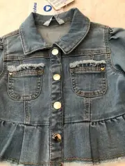 Mayoral Baby Girl Denim Jacket Size 18 Months NWT