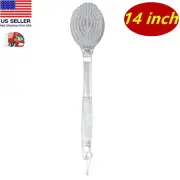 1 Pc 14" Exfoliating Back Scrub, Shower Bath Body Brush Scrubber & Massager