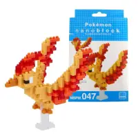 在飛比找momo購物網優惠-【nanoblock 河田積木】寶可夢 - 火焰鳥(NBPM