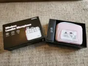 Lavalier Wireless Microphones W/chargin Case For iPhone PINK
