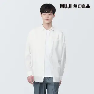 【MUJI 無印良品】男大麻混長袖襯衫(共7色)