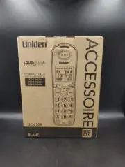 Uniden DCX309 DECT 6.0 Amplified Handset White for D1700 D2300 D3090