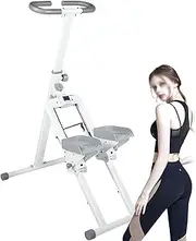 Vertical Stair Climber – Foldable Stair Stepper & Exercise Machine with LCD Display, Adjustable Handrail, Full-Body Workout Equipment for Home & Office