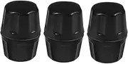 PRETYZOOM 4pcs Rubber Cover Caps for ATV Wheel Hubs Durable Grease Protection for Trailers Go Karts Easy Installation Weather Resistant Rubber Caps