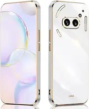 SEAHAI Case for Nothing Phone (2a)/Nothing Phone (2a) Plus, Electroplating Phnom Penh Design Ultra Thin Shiny Soft Silicone TPU Shockproof Mobile Phone Case Cover Flexible Mobile Phone Case Protective