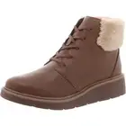 Clarks Womens Andie Go Leather Lace Up Booties Ankle Boots Shoes BHFO 7399