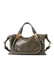 Chloé Small Paraty 24 Bag in Shiny Leather
