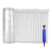 Innovative Haus 10 Inch x 144 Feet Inflatable Bubble Cushioning Wrap with Fre...