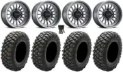 Method 411 15" Ti (4+3) Wheels 30" Crawler XR Tires RZR XP 1000 / PRO XP
