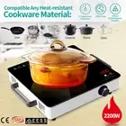 2200W Electric Induction Portable Cooktop Ceramic Hot Plate Any Kitchen Cooker