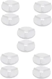4 Pcs Kiln Mat Clay for Crafts Kiln Supporter Clay Firing Tool Pottery Firing Support Aluminum Oxide Clay Sculpture Round Crafts Supplies Pottery Kiln Mat Kiln Tool/791 (Color : As Shown2x5pcs, Size
