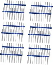 BEBEMOKO Twin Needle Sewing Machine Needles 100pcs Set for Home Commercial Use Durable Easy to Thread Essential for Sewing Projects