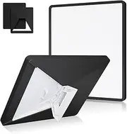 for Starlink Mini Protective Cover, Starlink Mini Cover Liquid Silicone Case for Satellite Dish Shell Anti-Bump and Anti-Drop, with Adhesive Stickers (Black)