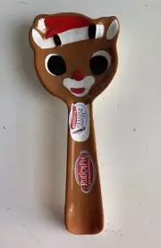 Rudolph The Red Nosed Reindeer Christmas Ceramic Spoon Rest Zrike NEW