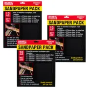 Handy Hardware® 30PCE Sandpaper Wet Assorted Grits Tear Resistant 225 x 275mm