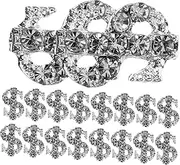 20pcs Sign Jewelry Charms for Nails Design Nail Decorations Manicure Decoration Nail Art Small Gems Manicure Supplies Nail Art Supplies Nail Charms for Women Nails Nail Gems