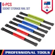 2 X 3Pc Socket Holder Sliding Rail Tray Organizer Clips 1/4" 3/8" 1/2" Storage