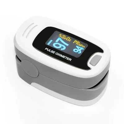 CONTEC CMS50NA Pulse Oximeter Fingertip Blood Oxygen Saturation Monitor Grey
