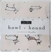 HOWL + HOUND 3 Charm Packs Moda quilting Fabric sew Dog puppy poodle 49030PP