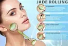 NEW JADE FACIAL ROLLER SASSY+CHIC 360 Degrees Rotating Ball PACK 2