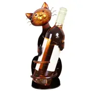 Cat-Shaped Wine Rack and Holder