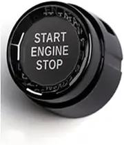 Car Interior For BMW 1 2 3 4 5 6 7 Series F20 F21 F22 F23 F30 F34 F10 F18 F12 F07 F01 F02 Car Styling ENGINE START STOP Switch Button Sticker Car Interior Trim(B Black)