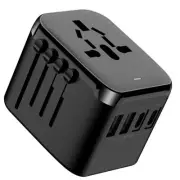 International Universal Travel Adapter 2 USB & 2 Type-C Charger Wall Power Plug