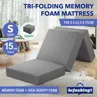 Folding Mattress Portable Bed Sofa Camping Mat Memory Foam Pad Cushion Mat 15CM