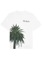 Blue Sky Inn Royal Palm Logo Cotton T-shirt - White M
