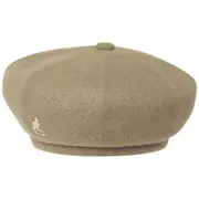 Kangol Mens Classic Wool Jax Beret Hat High Fashion - Tan